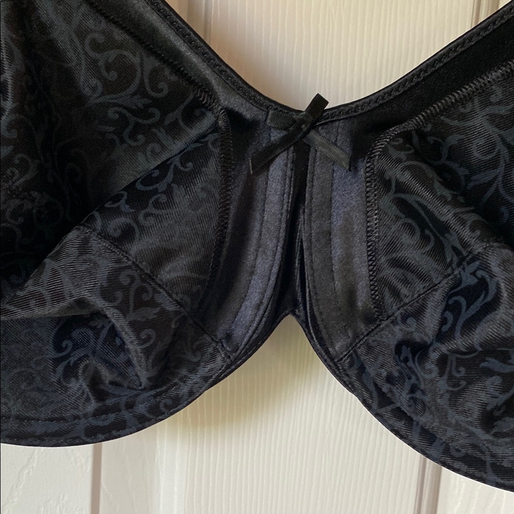 Bali Black Full-Coverage Bra with Supportive Straps 36G - Picture 8 of 8